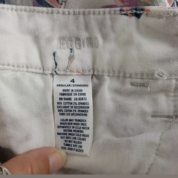 American eagle jeggings floral B175 - Picture 5 of 6